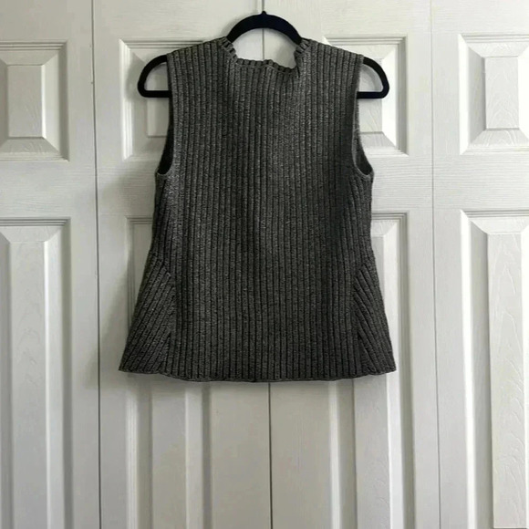 Halogen Flare Hem Metallic Sweater Tank size 1 - Picture 5 of 5